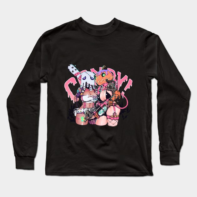 Halloween Candy! Long Sleeve T-Shirt by Pan_Ren_Wei